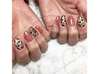 シエル アンド ネイル ココカラ(Le ciel&Nail kokokara)/お洒落レオパード
