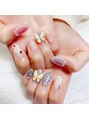 エンエンスタイル(enenstyle)&nbsp;大人気蝶々パーツネイル