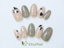 エリクサーネイル 神田(Elixir Nail)/シンプル/クーポン使用