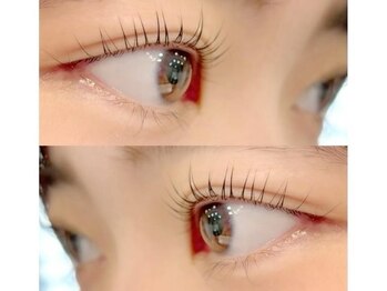 ドゥ エイチ(deux h)の写真/【SNSで話題の"&healthy"】マツパ×マツエクの良いとこどり◎!!自然にパッチリ輝く瞳に…♪
