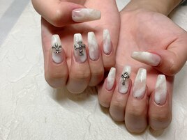 大理石ネイル！