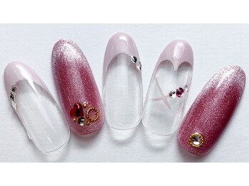 ネイルサロンアジアン 池袋店/バレンタイン限定デザイン