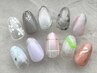 【リピーター様用☆】ワンカラーorグラデーション★アート2本付/¥6700