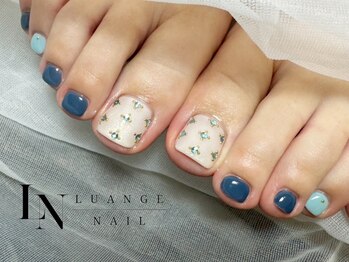 ルアンジュネイル(Luange nail)の写真/選べるデザイン100種類以上♪【定額ネイル￥6500】フルアート、パーツつけ放題！【フリーアート￥7000】