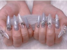 スノーネイルサロン 新宿店(Snow nail salon)/雪の結晶ネイル