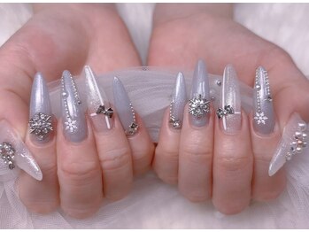 スノーネイルサロン 新宿店(Snow nail salon)/雪の結晶ネイル