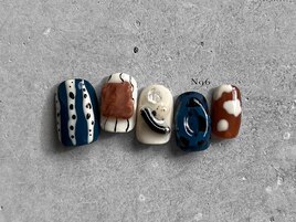 個性派立体ネイル