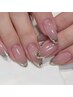 【HAND】【ブライダルネイルにも大人気♪】ガラスフレンチ　75分￥9800
