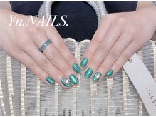 ユーネイルズ 恵比寿(Yu.NAILS.)/ラメワンカラー
