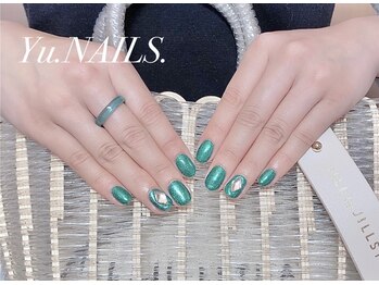 ユーネイルズ 恵比寿(Yu.NAILS.)/ラメワンカラー