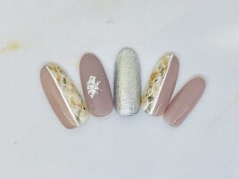 パイソン柄ネイル