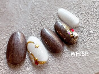 ウィスプ(WHISP)/クリスマスネイル/パラジェル込