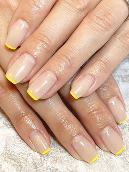 ガーデン ヘア&エステ&ネイル Garden/イエローフレンチ