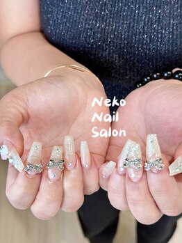 ネコ(Neko)/ラメグラ&キラキラネイル