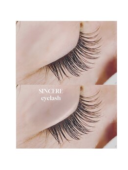 シンシア アイラッシュ(sincere eyelash)/しっかりボリューム！つけ放題！