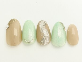 ネイルサロン アビー グランデュオ蒲田店(abbie)/グリーンポップ¥11506