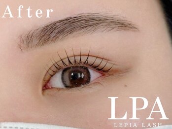 レピア 表参道店/ まつ毛パーマ×眉毛&マツパLED