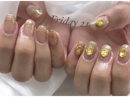 ニュアンスネイル/冬ネイル/