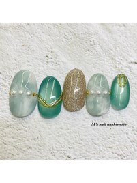 定額制ネイル3月