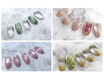 フリーネイル 天王寺店(free nail)/シンプル3月　天王寺店限定