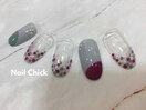 カラフルドットネイル