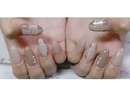 チェックネイル