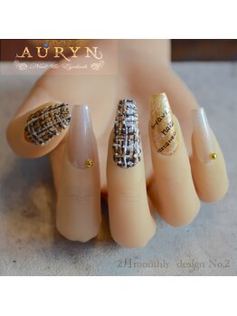 アウリン(AURYN)/2月限定monthly design No,2