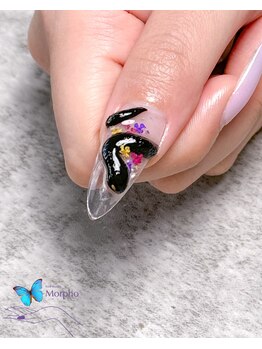 モルフォ 千駄ヶ谷(Morpho)/クールなスネークネイル