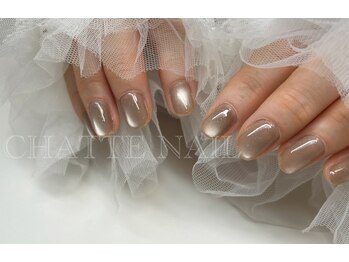 シャットネイル(CHATTE NAIL)/爪育デザインAコースネイル
