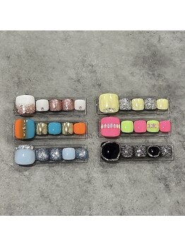 グリッター(GLITTER)/青山限定6,7月フット定額アート