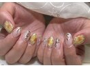 夏ネイル　フラワーネイル