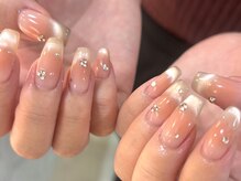 ゆびノさき イバラキシ(ibarakishi)/チークネイル