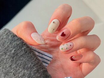 クリスマスデザインネイル