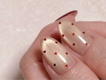Salon de Etoile 【パラジェル・フィルイン導入店】/ハートホロマグネットネイル