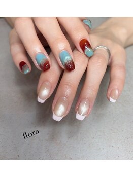 フローラ(flora)の写真/シンプルからトレンドを取り入れた映えるデザイン多数ご用意♪持ち込みデザインも承ります！