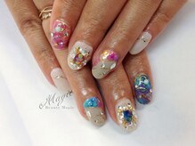 ネイルサロン ビューティーマジック 川口店/キラキラビジューネイル