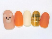 ネイルサロン ドレリッチ 大宮店(drerich)/【6990】くまちゃんネイル