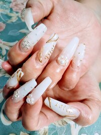 ロングネイルも対応☆彡