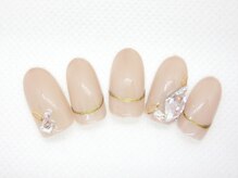 ネイルサロン ロゼオ(Nail salon Roseo)/定額Nail ¥6990~/長さ出し+¥3300