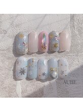 オーブ(AUBE)/冬ネイル クリスマスネイル