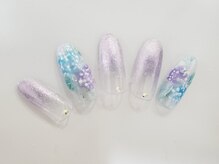 ビーケア 自由が丘店(B.care)/あじさいネイル￥7480
