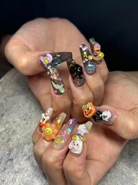 ハロウィンネイル