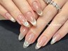  【Hand】チップスカルプ※マグネットフレンチ+つけ放題 ¥10980