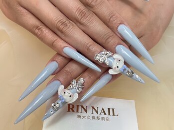 リンネイル 新大久保店(Rin Nail)/#待ち込みデザインOK #付け放題