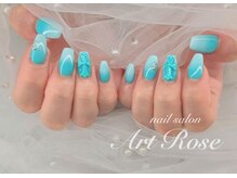 ネイルサロンアンドネイルスクールアートローズ 町田店(Art Rose)の雰囲気（流行りのクロムネイル★クロスはお好きなカラーから選べます♪♪）