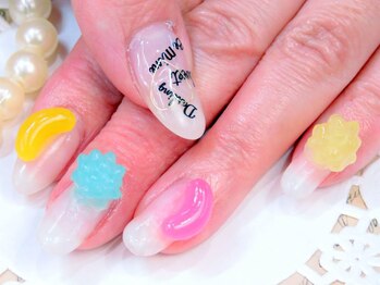 ネイルサロン キャンディネイル(Candy Nail)/スカつけ放題¥12100by星