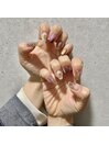 ミラーニュアンスネイル