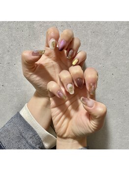 ワイ(y)/ミラーニュアンスネイル