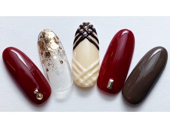 ネイルサロンアジアン 池袋店/バレンタイン限定デザイン