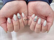 ルレーブ(LE REVE)/ガラスフレンチネイル